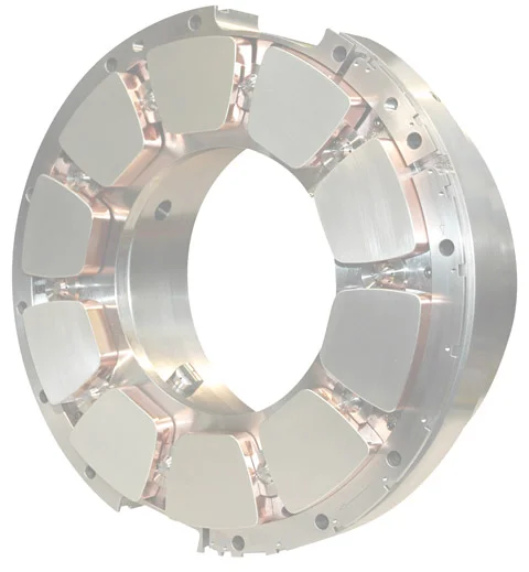 Tilt pad thrust bearing with copper chrome backed pads