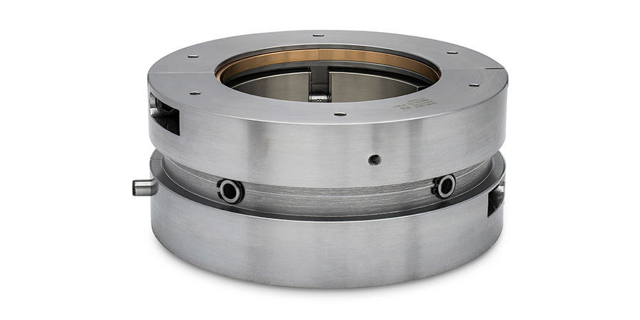 Tilting pad journal bearing with floating seal and 'Directed Lubrication' (TJ series bearing)